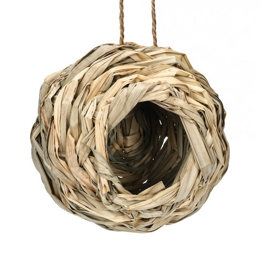 Nichoir Original Pour Oiseaux en herbe de face